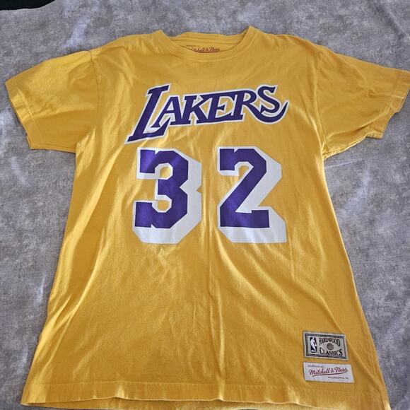 Magic Johnson Los Angeles Lakers Hardwood Classic Player T-Shirt Size M - Picture 1 of 5